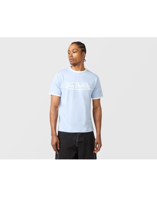 Von Dutch Blue Ringer T-Shirt for men