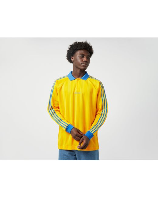 Adidas yellow polo hotsell