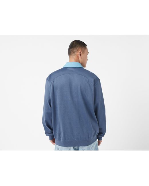 Adidas Originals Collared Sweatshirt in Blue für Herren