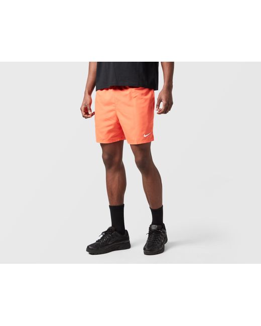 Nike Black Swim Essential 5" Volley Shorts for men