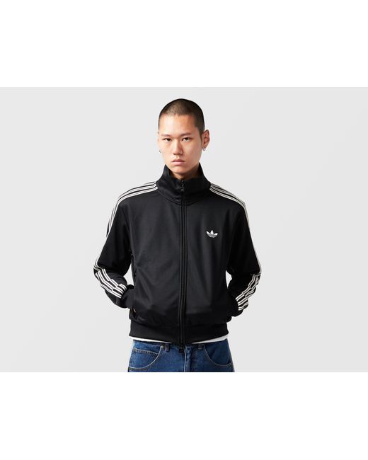 Adidas Originals Black Cropped Beckenbauer Track Top for men