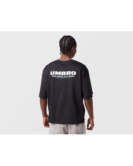 Umbro Black Sports Culture Play Smart T-Shirt for men