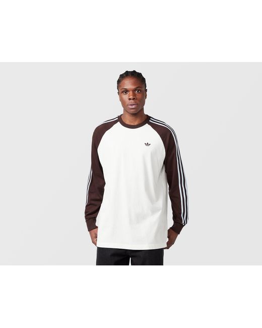 Adidas Originals Black Britcore Long Sleeve Cali T-Shirt for men