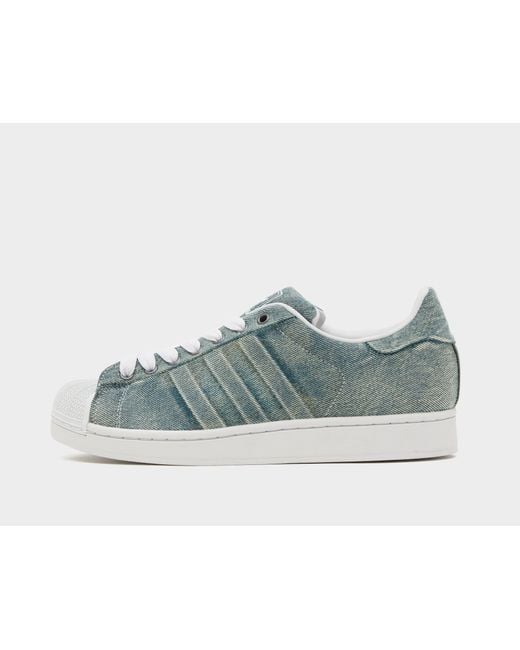 Adidas Originals Gray Superstar 82 Denim for men