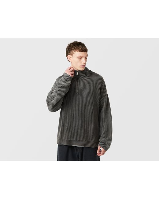 Alte Systems Black Ledger 1/4 Zip Knit for men