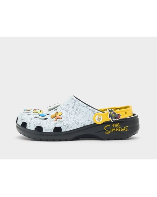 CROCSTM White X The Simpsons Classic Clog for men