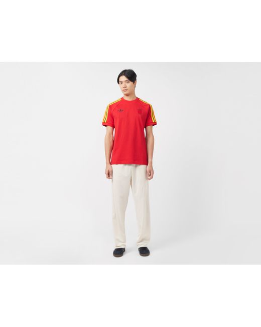 Adidas Originals Belgium Adicolor Classics 3-Stripes T-Shirt in Red für Herren