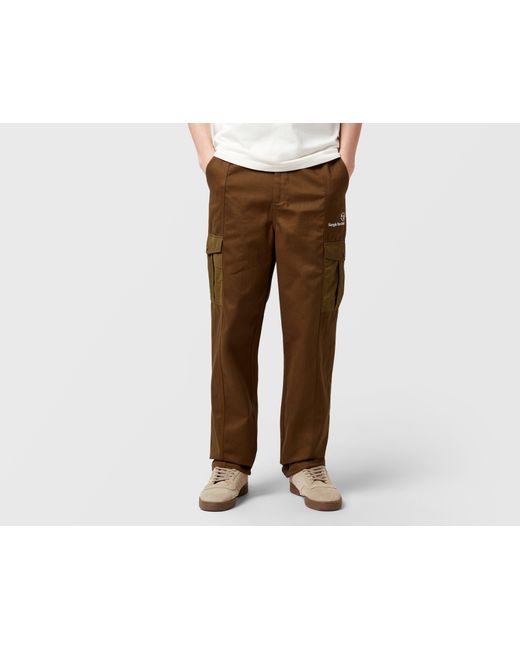 Sergio Tacchini Black Antonio Cargo Pants for men