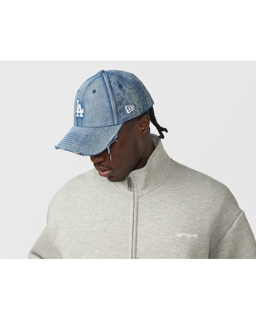 KTZ Blue La Dodgers Acid Wash 9Forty Cap