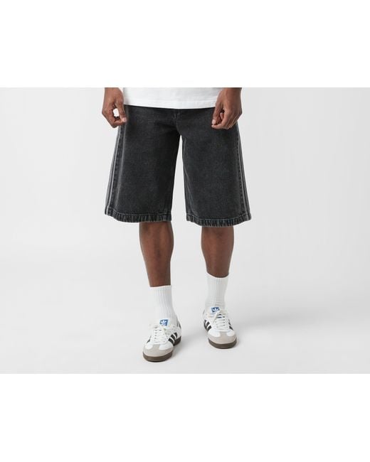 adidas Originals Firebird Denim Shorts in Black for Men Lyst UK
