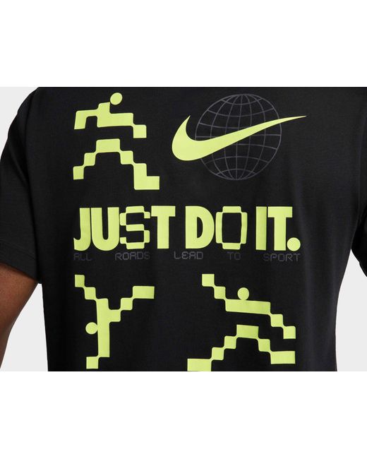 Nike Just Do It Dance T-Shirt in Black für Herren