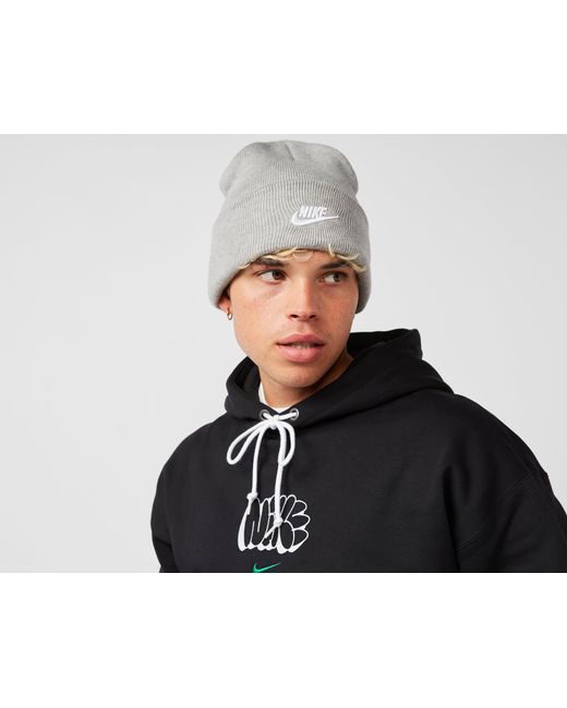 Nike Gray Peak Beanie Hat