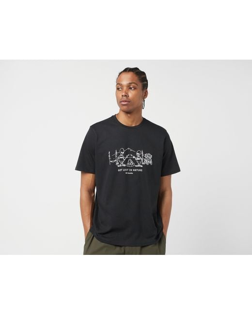 Columbia Black Explorers Canyon T-shirt for men