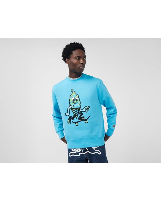 ICECREAM Blue Skate Cone Sweatshirt for men