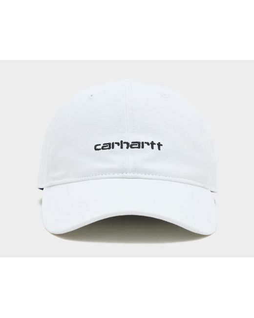Carhartt White Canvas Script Cap