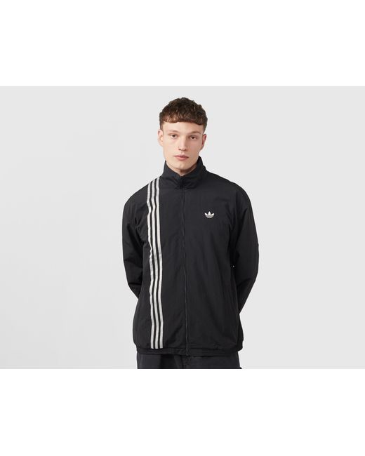 Adidas Originals Black Firebird Woven Track Top for men