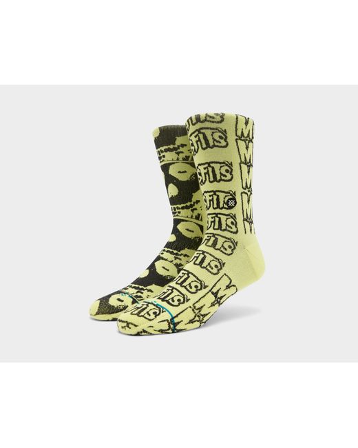 Stance Green Misfits Collection Crew Socks for men