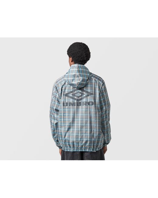 Umbro Blue Checked Cagoule for men