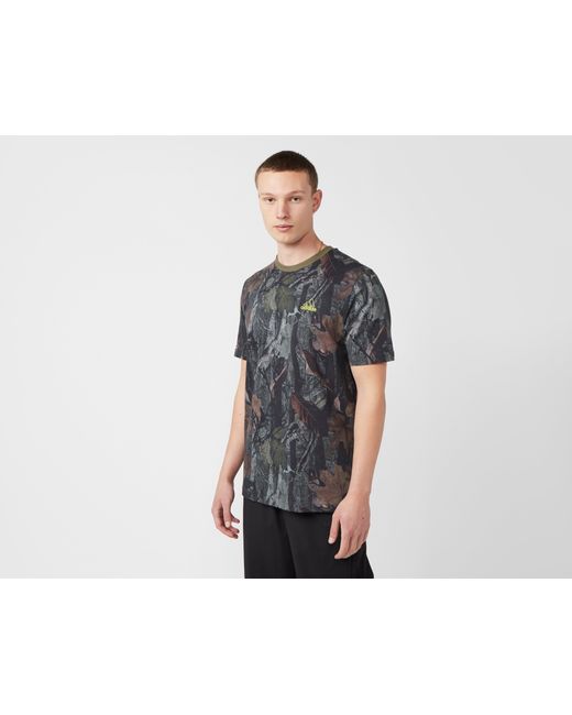Adidas Originals Black Tree Camo T-Shirt for men
