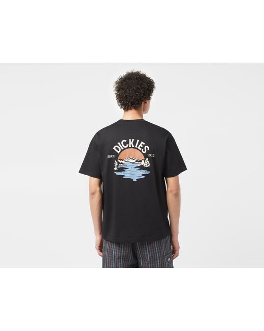 Dickies Beach T-Shirt in Black für Herren