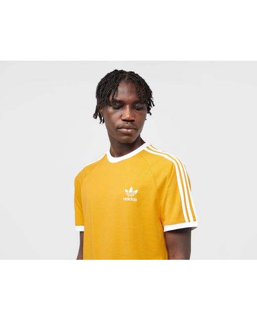 Adidas Originals Yellow Adicolor Classics 3-stripes T-shirt for men