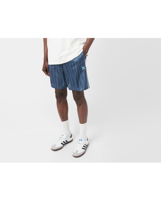 Adidas Black Pinstripe Sprinter Shorts for men