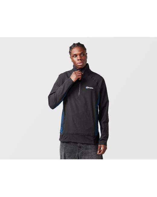 Berghaus Black Wavertree 1/2 Zip Top for men