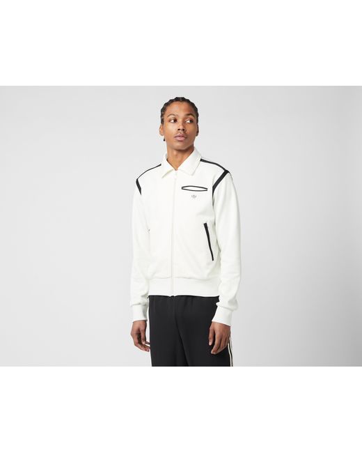 Adidas Originals Black Premium Collared Track Top for men