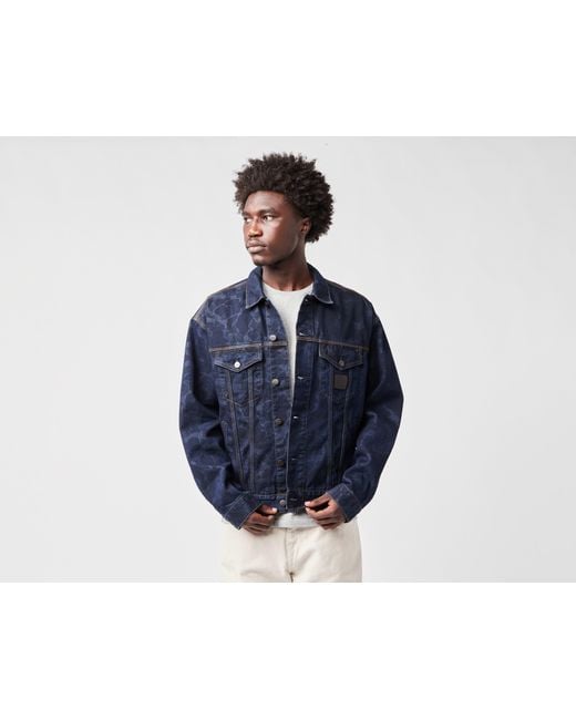Carhartt Blue Duck Camo Helston Denim Jacket