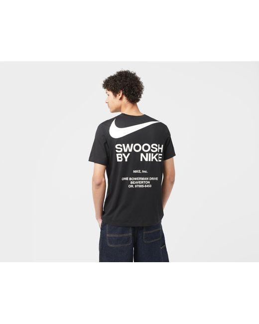 Nike Black Swoosh T-shirt for men