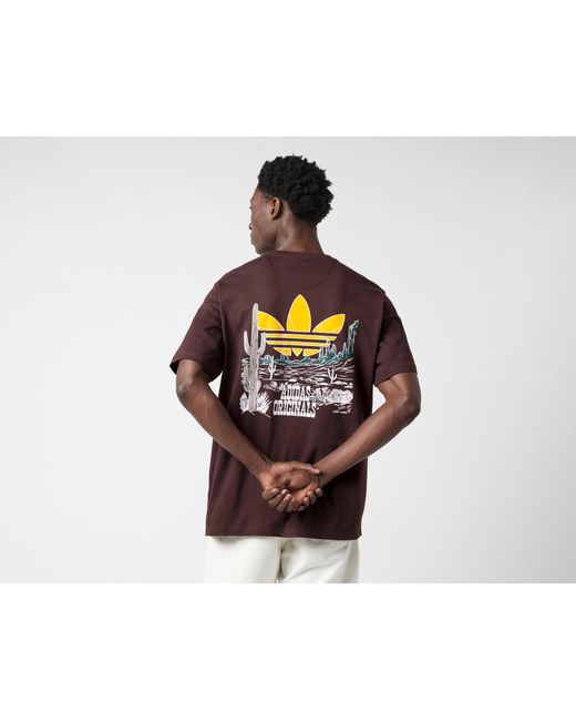 Adidas Originals Black Western T-shirt for men