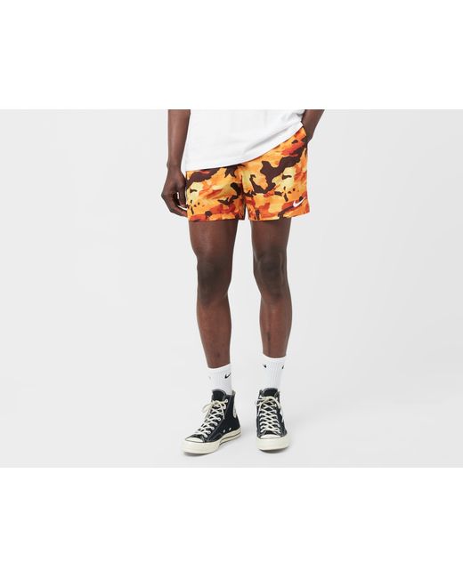 Nike Black Classic 5" Volley Camo Shorts for men