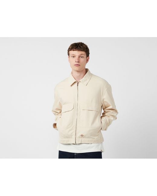 Dickies White Fort Smith Trucker Jacket for men