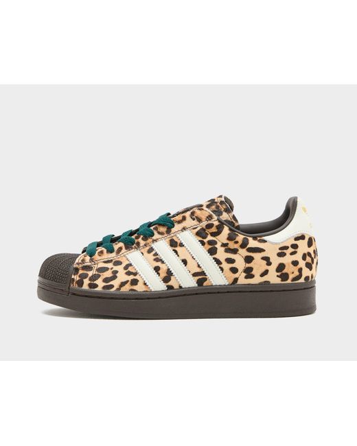 Adidas Originals Metallic Superstar Ii Pony Hair