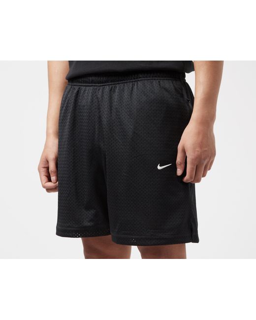 Nike Solo Swoosh Mesh Shorts in Black für Herren