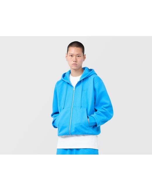 Nike Blue Energy Full-Zip Fleece Hoodie for men