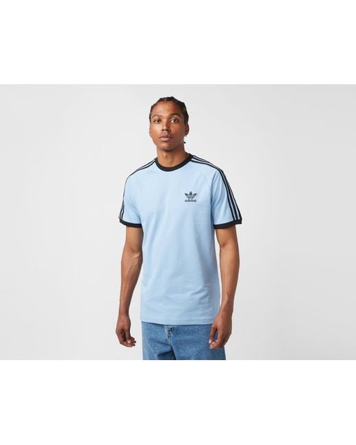 Adidas Originals Blue Adicolor Classics 3-Stripes T-Shirt for men