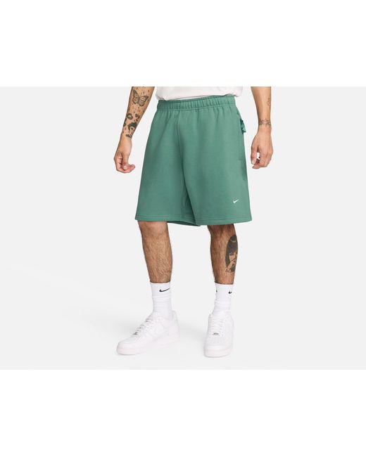 Nike Green Nrg Premium Essentials Fleece Shorts for men