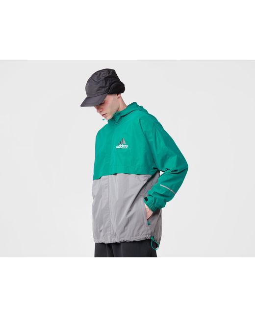 Adidas Originals Green Eqt Windbreaker for men