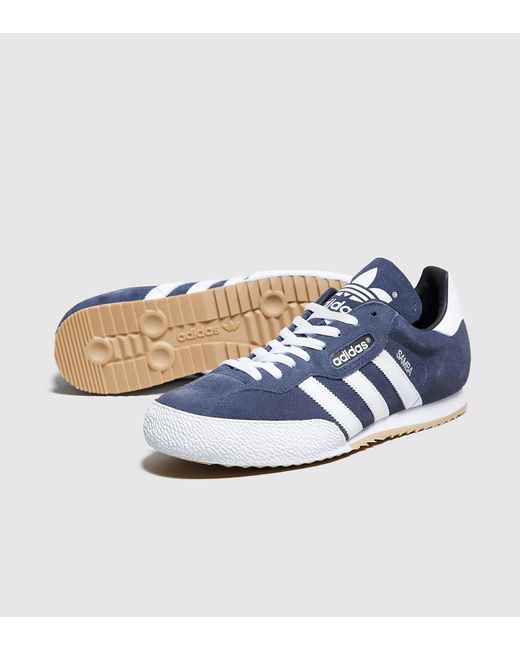 Baskets Samba Super Homme Cuir adidas Originals pour homme en coloris Bleu  - Lyst