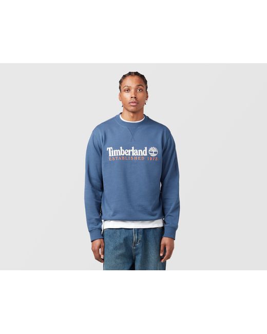 Timberland Blue Embroidery Logo Sweatshirt for men