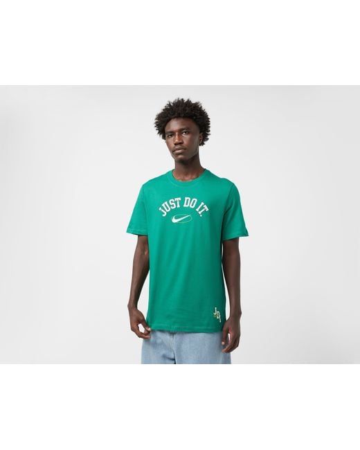 Nike Green Just Do It Retro T-Shirt for men