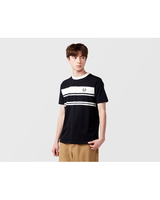 Sergio Tacchini Black Dallarindo T-Shirt for men