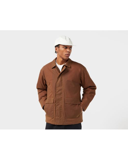 Nike Brown Life Waxed Canvas Jacket for men