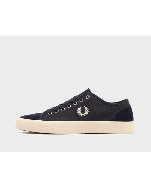 Fred Perry Black Hughes Canvas Plimsoll for men