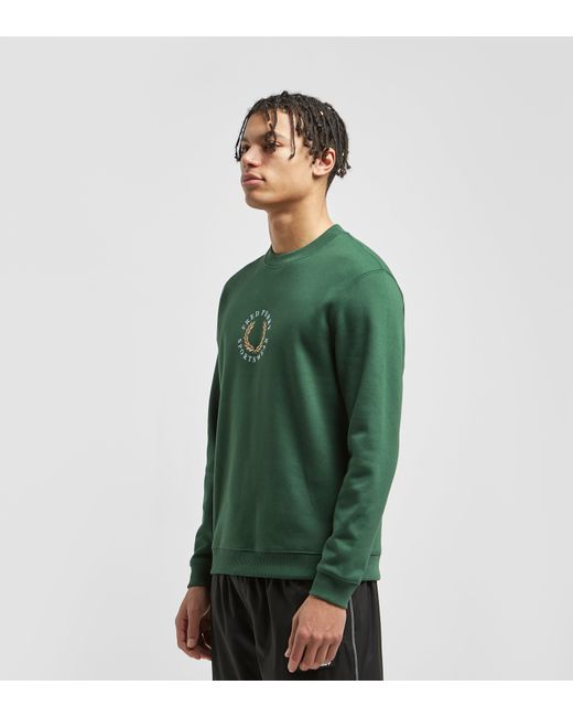 Fred perry global branded sweatshirt sale