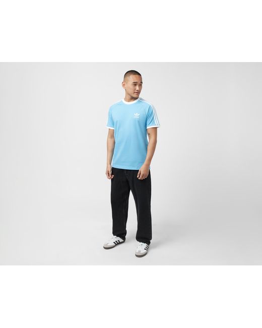 Adidas Originals 3-Stripes California T-Shirt in Blue für Herren