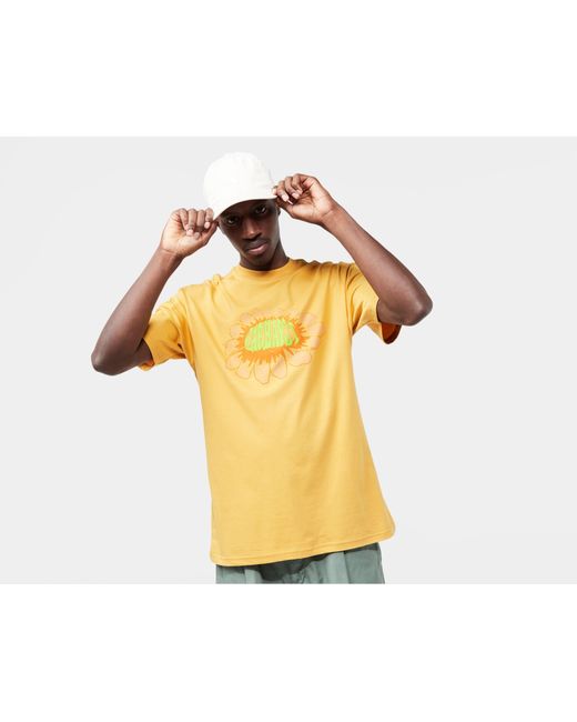 Carhartt Yellow Pixel Flower T-shirt for men