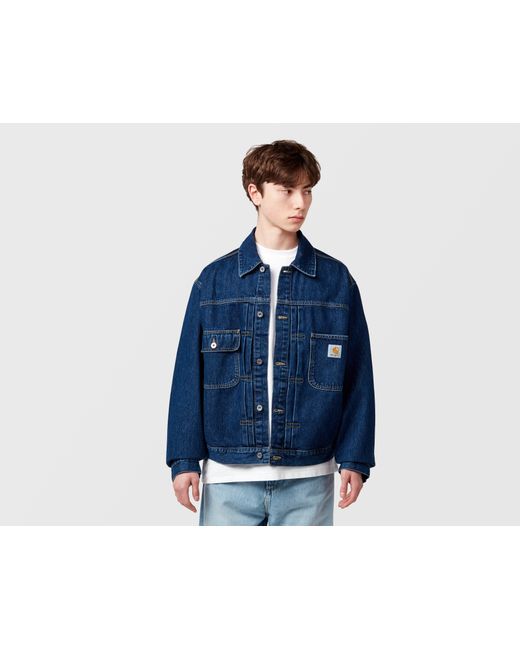 Carhartt Blue Belmar Denim Jacket for men