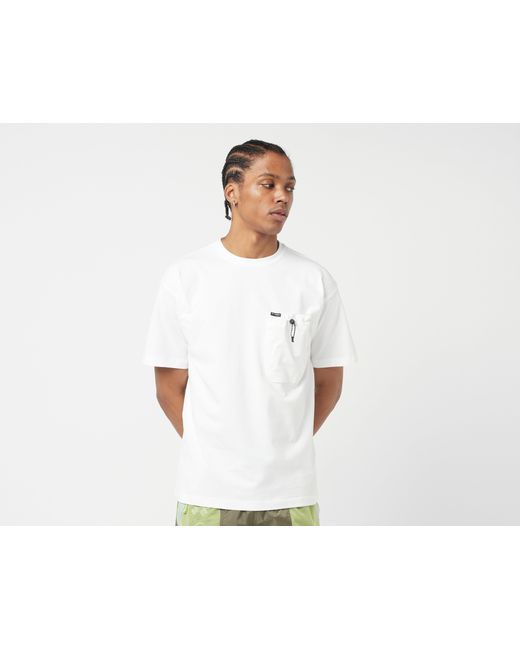 Columbia White Lr Pocket T-shirt for men